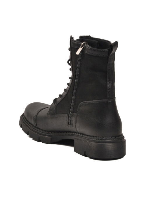 Siyah Bağcıklı Polarlı Kaymaz Taban Erkek Bot 638 M