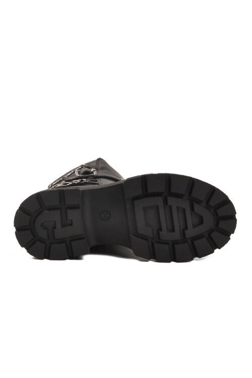 Siyah İçi Polarlı Kaymaz Kız Çocuk Bot Dante F