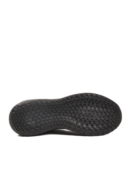 Siyah Bağcıklı Hafif Esnek Unisex Spor Ayakkabı Nereus G
