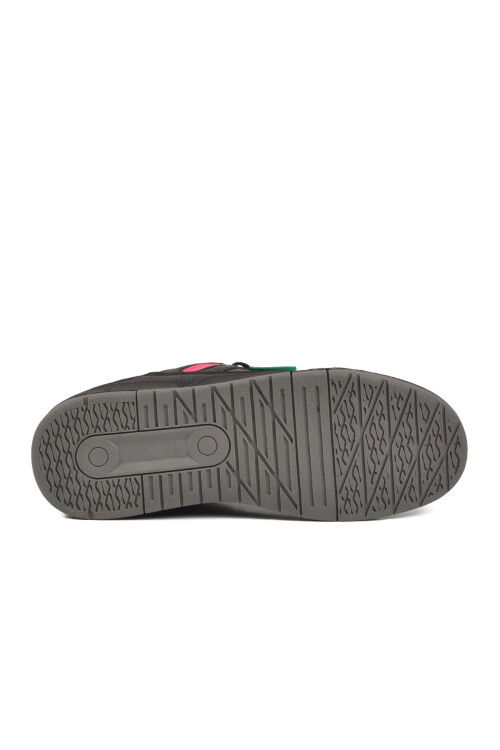 Siyah Bağcıklı Memory Foam Unisex Spor Ayakkabı BNI-11130 G