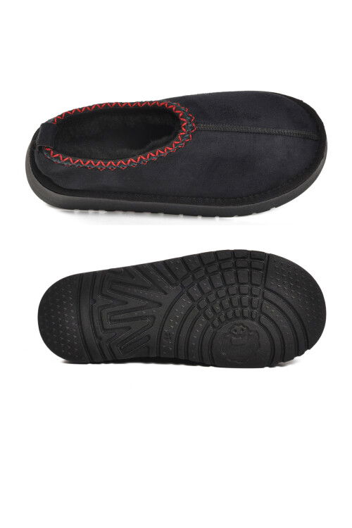 Siyah İçi Kürklü Kadın Casual Ayakkabı U-50 Z