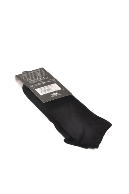 Siyah Dikişli Likralı Bambu Erkek Çorap BMB-2183