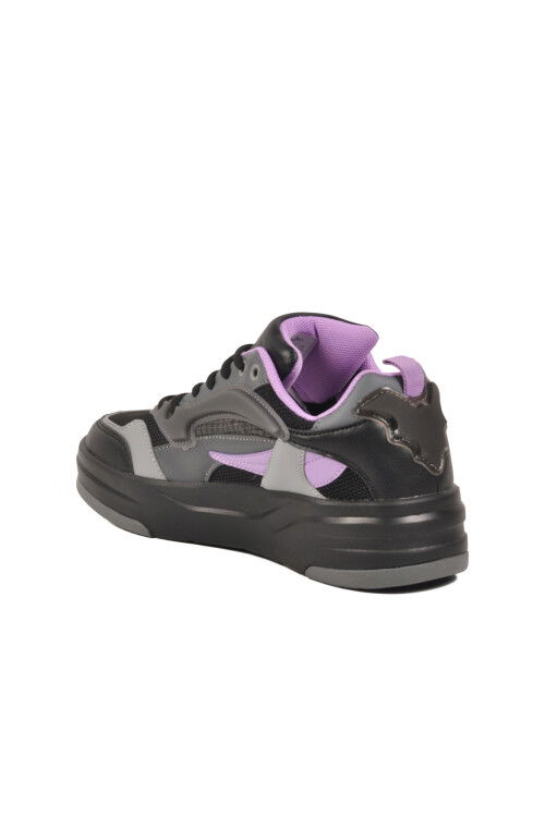 Siyah Bağcıklı Hafif Kadın Spor Ayakkabı BNI-10000 G