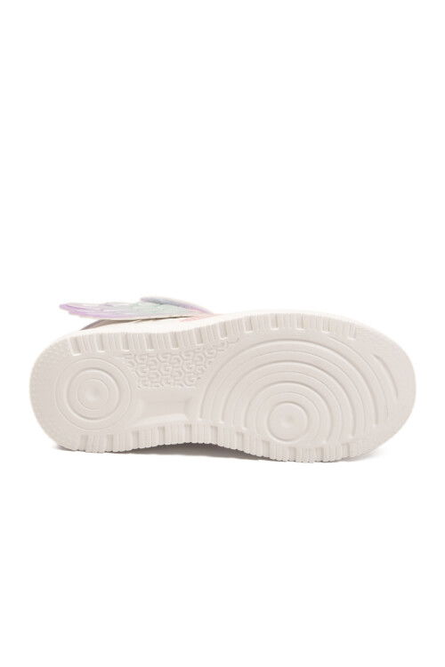 Somon Cırtlı Hafif Bilek Boy Kız Çocuk Spor Ayakkabı Helen F