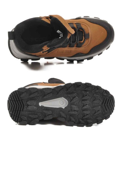 Taba Gri Cırtlı Kaymaz Taban Erkek Çocuk Outdoor Bot Doruk F