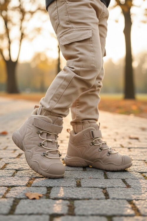 Taba İçi Kürklü Kaymaz Taban Soğuğa Dirençli Erkek Çocuk Bot 2090 F