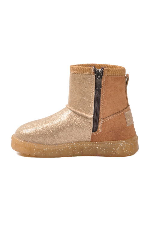 Taba Simli İçi Kürklü Soğuğa Dirençli Kız Çocuk Bot 1212 P