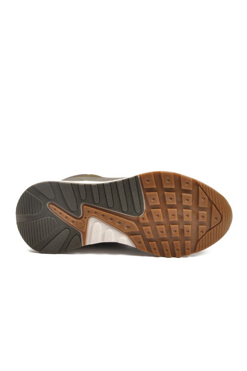 Haki Bilek Boy Kaymaz Bağcıklı Hafif Unisex Bot 2880 G