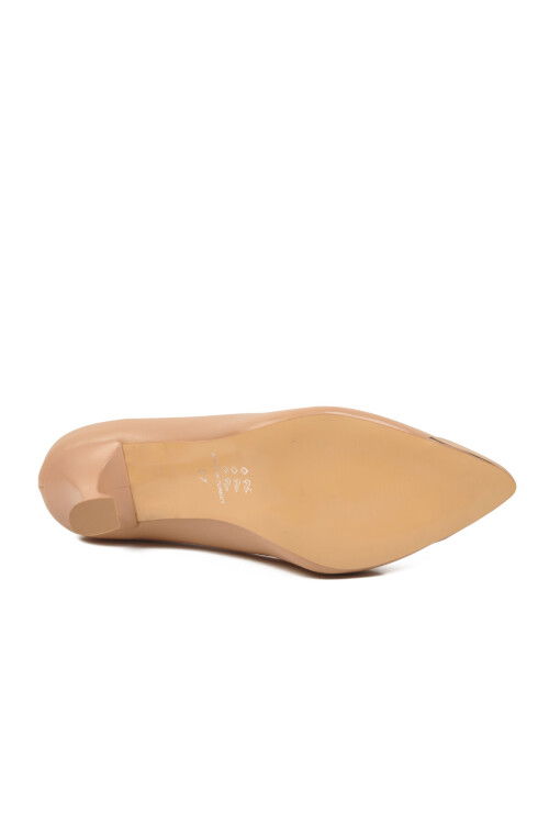 Beige Thin Heeled Womens Evening Shoes PC-54223 Z