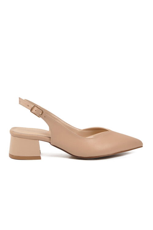 Beige Womens Evening Shoes 357115 Z