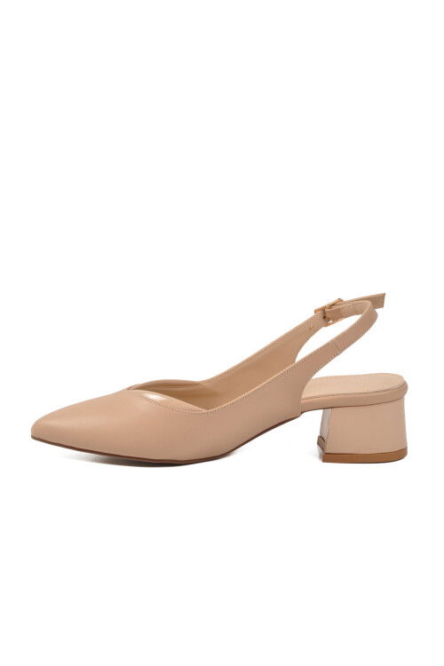 Beige Womens Evening Shoes 357115 Z