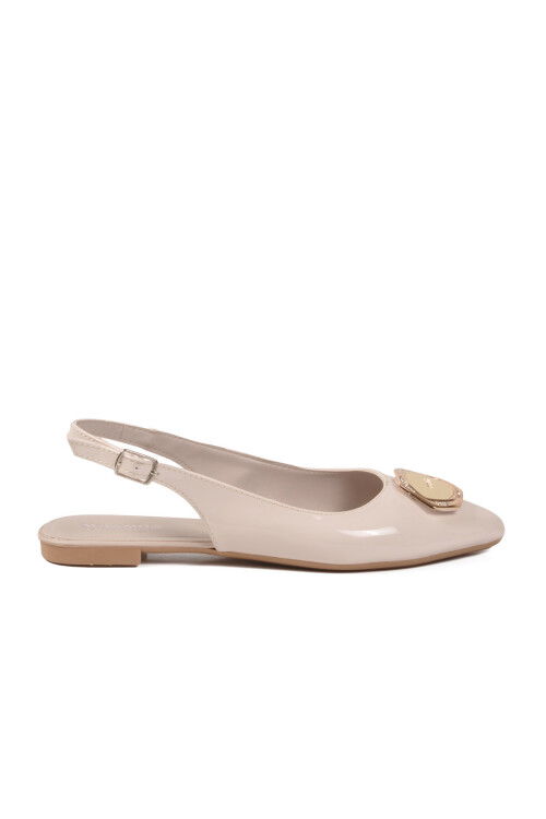 Bej Rugan Hafif İnce Taban Kadın Babet 209196 Z