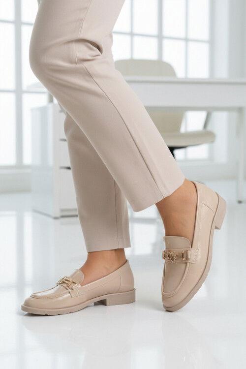 Bej Hafif Kadın Casual Ayakkabı 491101 Z