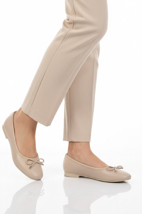 Bej Hafif Kadın Babet Ayakkabı B-34 Z