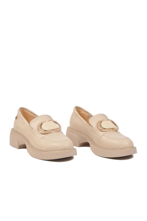 Bej Kadın Klasik Ayakkabı PC-55212 Z