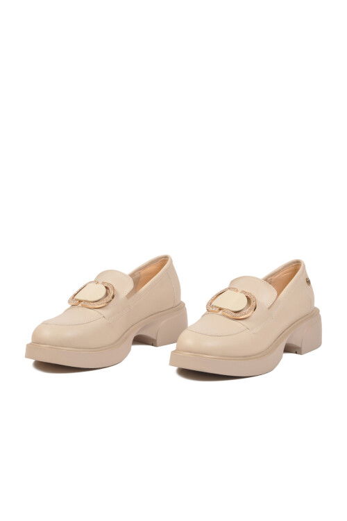 Bej Kadın Klasik Ayakkabı PC-55212 Z