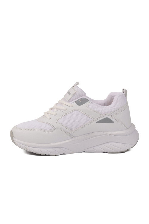 Beyaz Buz Fileli Hafif Unisex Spor Ayakkabı 2105 Z