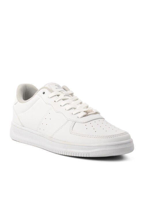 Beyaz Bağcıklı Erkek Spor Ayakkabı Bern M