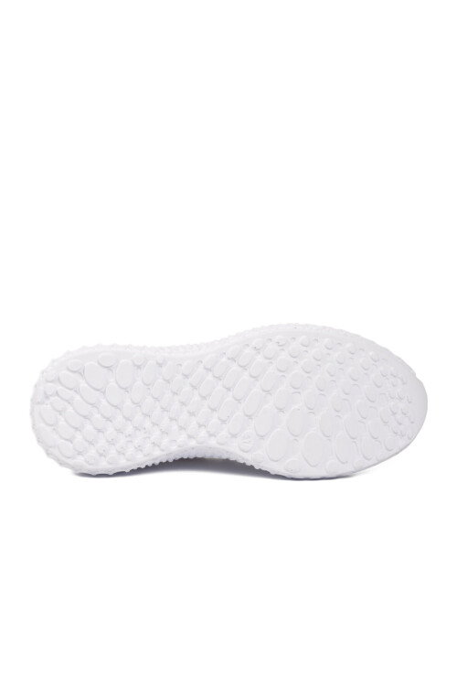 Beyaz Fileli Hafif Kolay Giyilebilir Unisex Spor Ayakkabı PC-32711 G