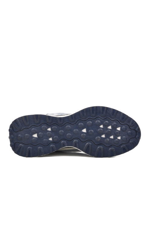 Beyaz Mavi Fileli Hafif Esnek Erkek Spor Ayakkabı PCI-10105 M