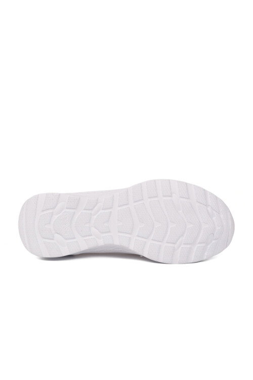 Beyaz Fileli Hafif Esnek Kolay Giyilebilir Kadın Casual Ayakkabı 575 G