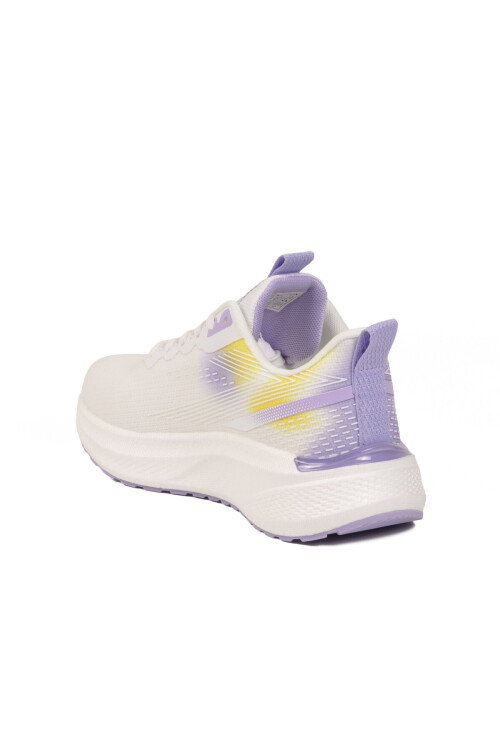 Beyaz Fileli Hafif Hafızalı Taban Kadın Spor Ayakkabı BNI-11496 G