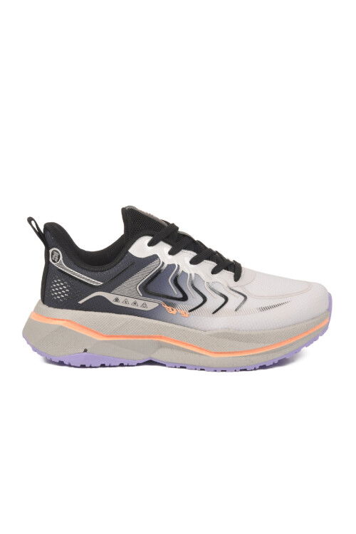 Beyaz Hafızalı Taban Hafif Esnek Bağcıklı Kadın Spor Ayakkabı PCI-11606 G