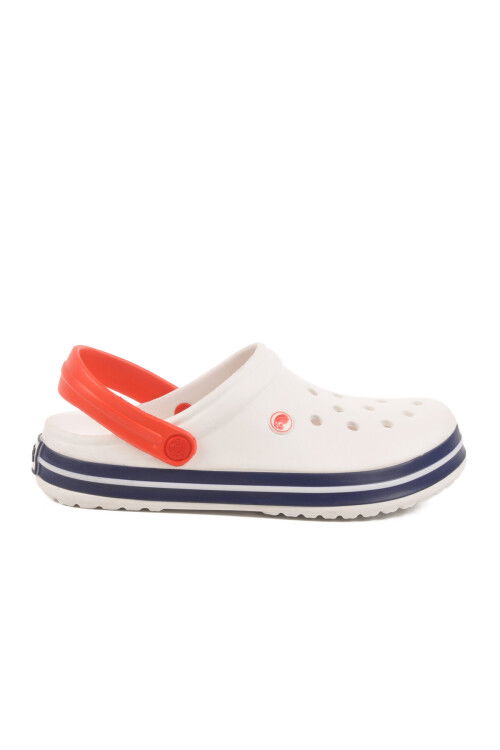 Beyaz Hafif Esnek Eva Erkek Sabo Terlik 214 M