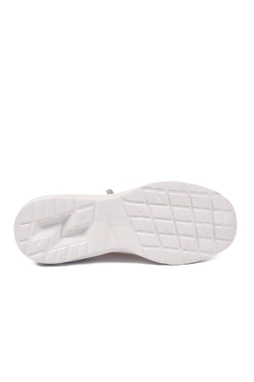 Beyaz Fileli Hafif Esnek Bağcıklı Erkek Spor Ayakkabı Bst-646 M