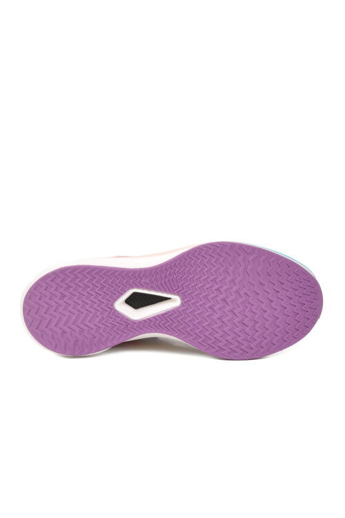 Beyaz Fileli Esnek Hafif Kadın Spor Ayakkabı PCI-11365 G