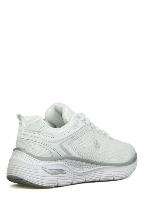 Beyaz Fileli Hafif Esnek Kadın Spor Ayakkabı Polina 101 23380 G