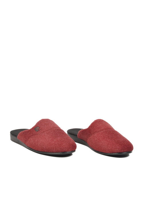 Bordo Tekstil Hafif Önü Kapalı Erkek Ev Terliği PC-55368 M