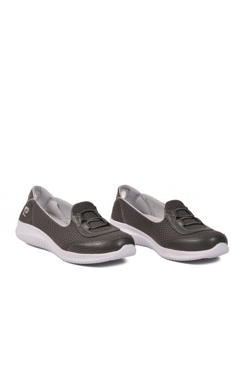 Füme Fileli Hafif Kolay Giyilebilir Kadın Günlük Ayakkabı PC-54698 Z