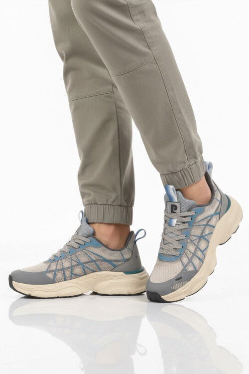 Füme Hafızalı Taban Hafif Esnek Bağcıklı Erkek Spor Ayakkabı PCI-11599 M