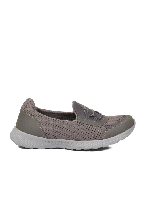 Füme Fileli Hafif Esnek Kolay Giyilebilir Kadın Casual Ayakkabı 575 G