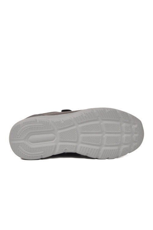 Füme Cırtlı Fileli Hafif Hava Alabilen Unisex Spor Ayakkabı 616 G