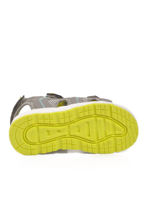 Gri Cırtlı Hafif Erkek Çocuk Sandalet BNI-10118 P
