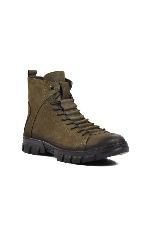 Haki Nubuk Hakiki Deri Erkek Bot Aversa 102 20725 M