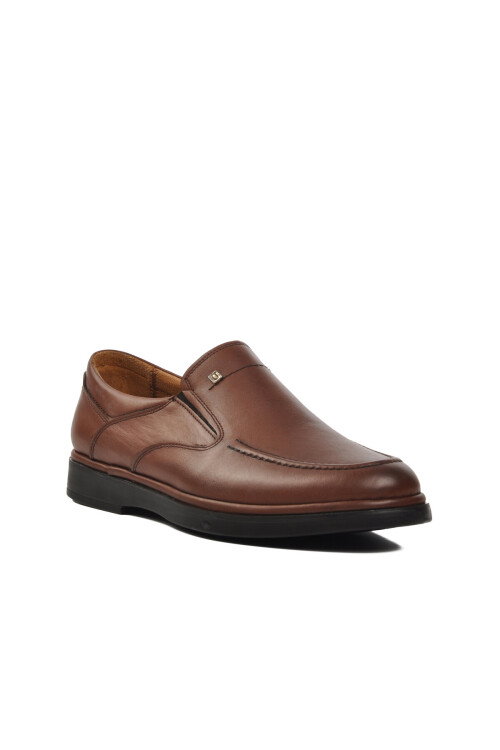 Kahve Hakiki Deri Erkek Casual Ayakkabı 327 M