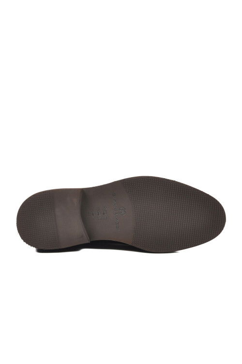 Kahve Hakiki Deri Erkek Klasik Ayakkabı 3264 M