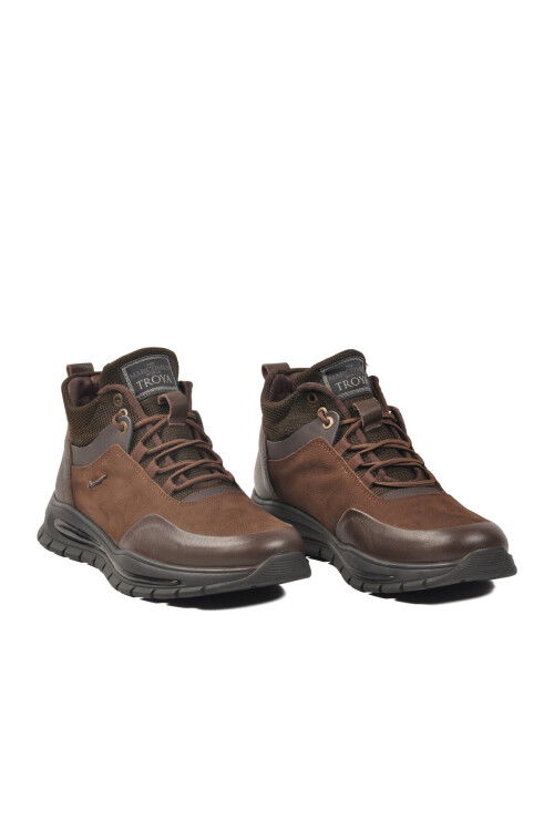 Kahve Nubuk Hakiki Deri Erkek Bot 152-18062 M