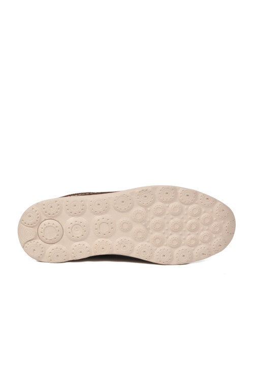 Premium Kahve Nubuk Hakiki Deri Erkek Casual Ayakkabı 2407 M