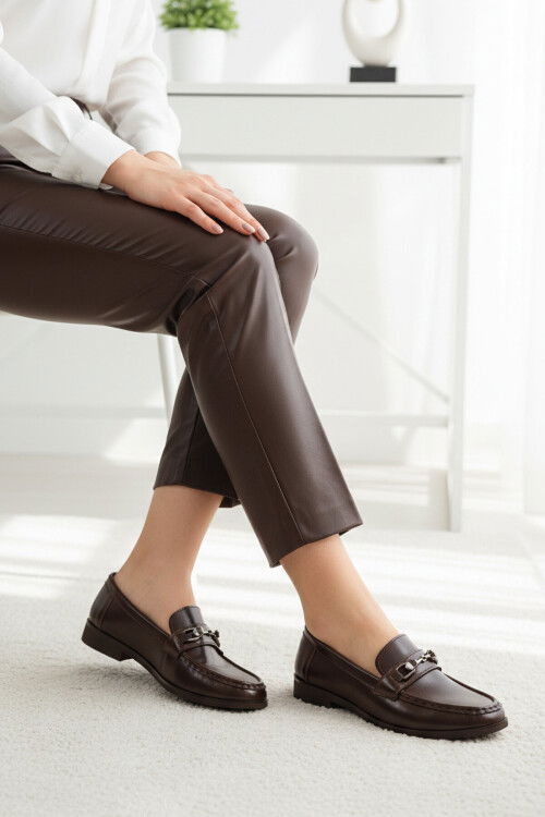 Kahve Hafif Esnek Kadın Casual Ayakkabı 547841 Z