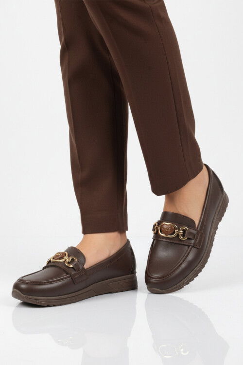 Kahve Hafifi Kadın Casual Ayakkabı 1102 Z