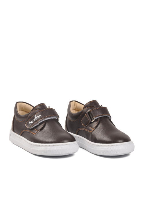 Kahve Cırtlı Erkek Bebek Günlük Ayakkabı BNI-32063 B