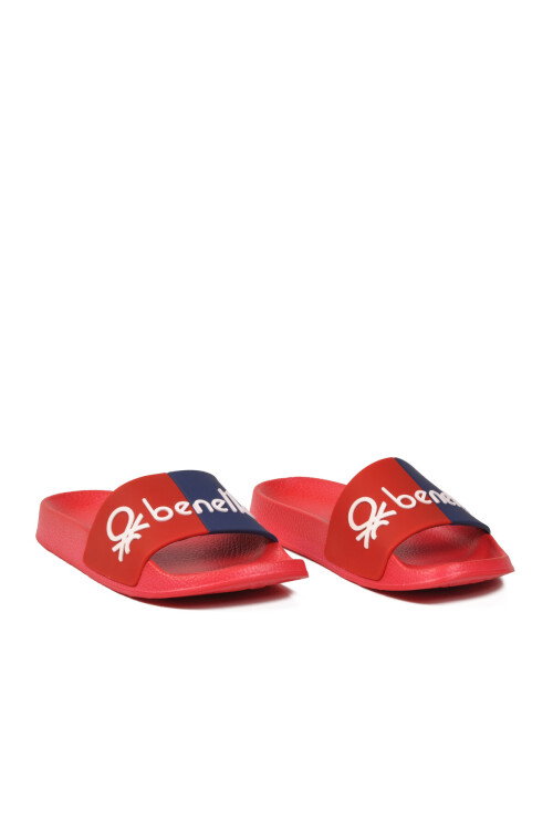 Kırmızı Lacivert Kadın Günlük Terlik BN-1433 Z