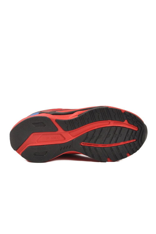 Kırmızı Misina Bağcıklı Fileli Hafif Erkek Çocuk Spor Ayakkabı 2036 F