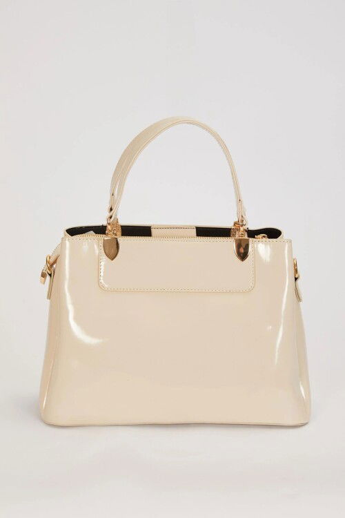 Krem Rugan Kadın El ve Omuz Çantası 930120