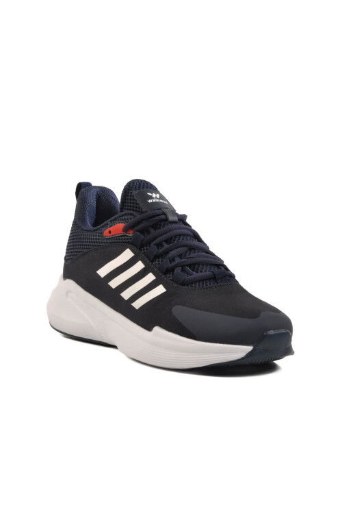 Lacivert-Beyaz Tekstil Erkek Spor Ayakkabı Hidra M