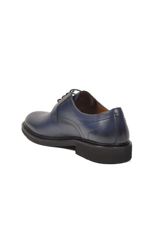 Lacivert Hakiki Deri Erkek Klasik Ayakkabı 3520 M